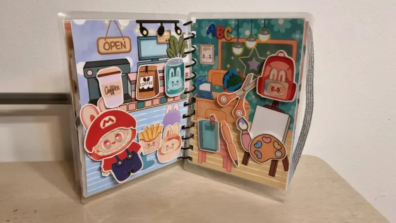 Mini libro interactivo Labubu - 3