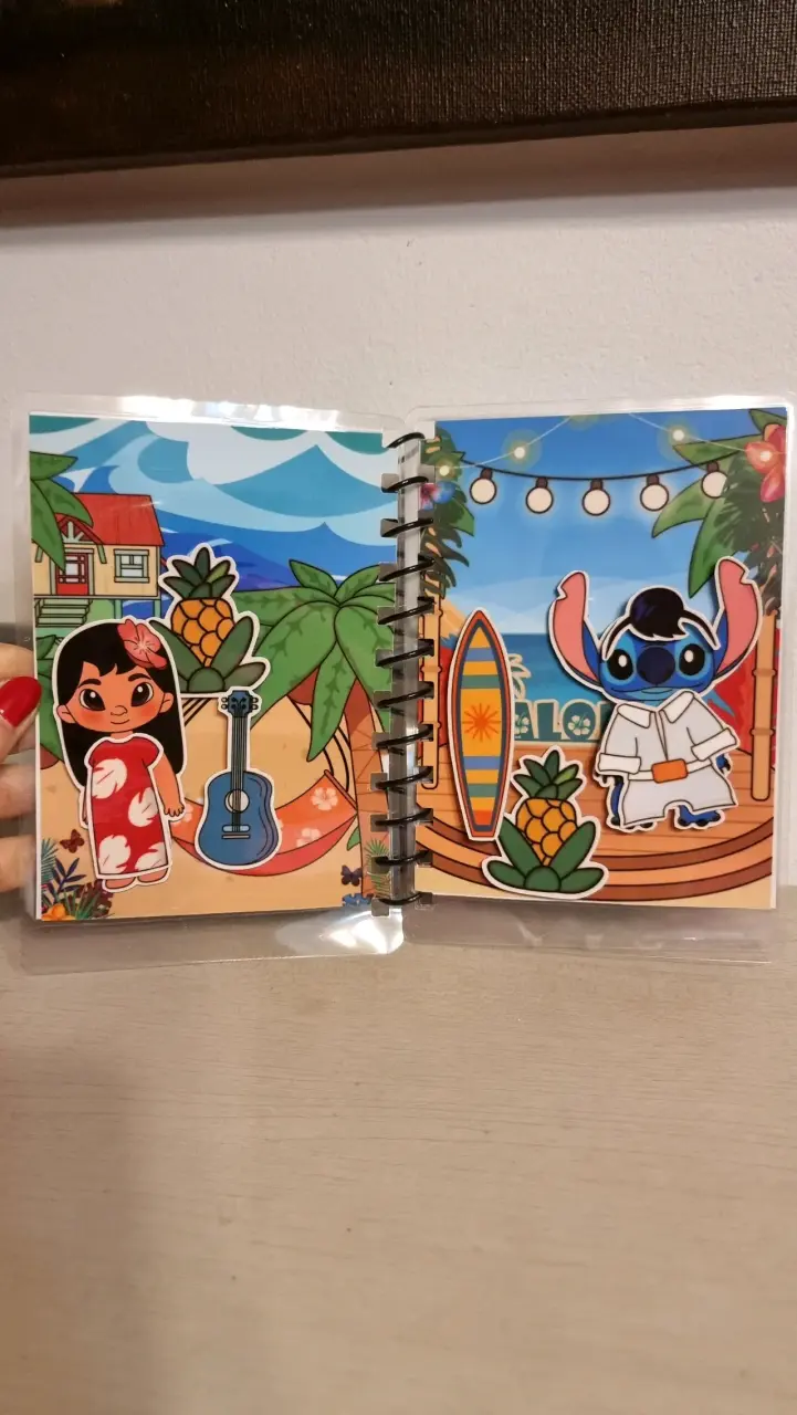 Mini libro interactivo Lilo & Stitch - 2