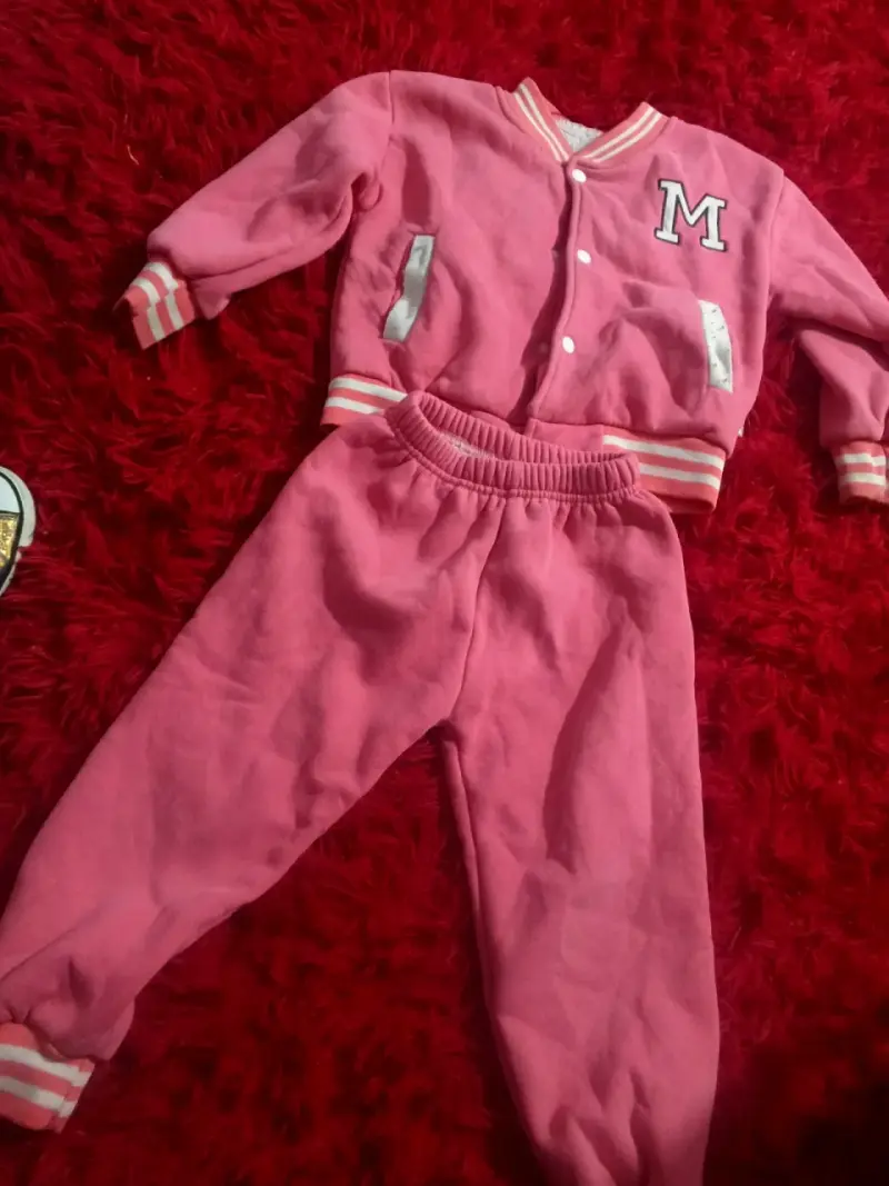 Conjunto deportivo infantil rosa - 5