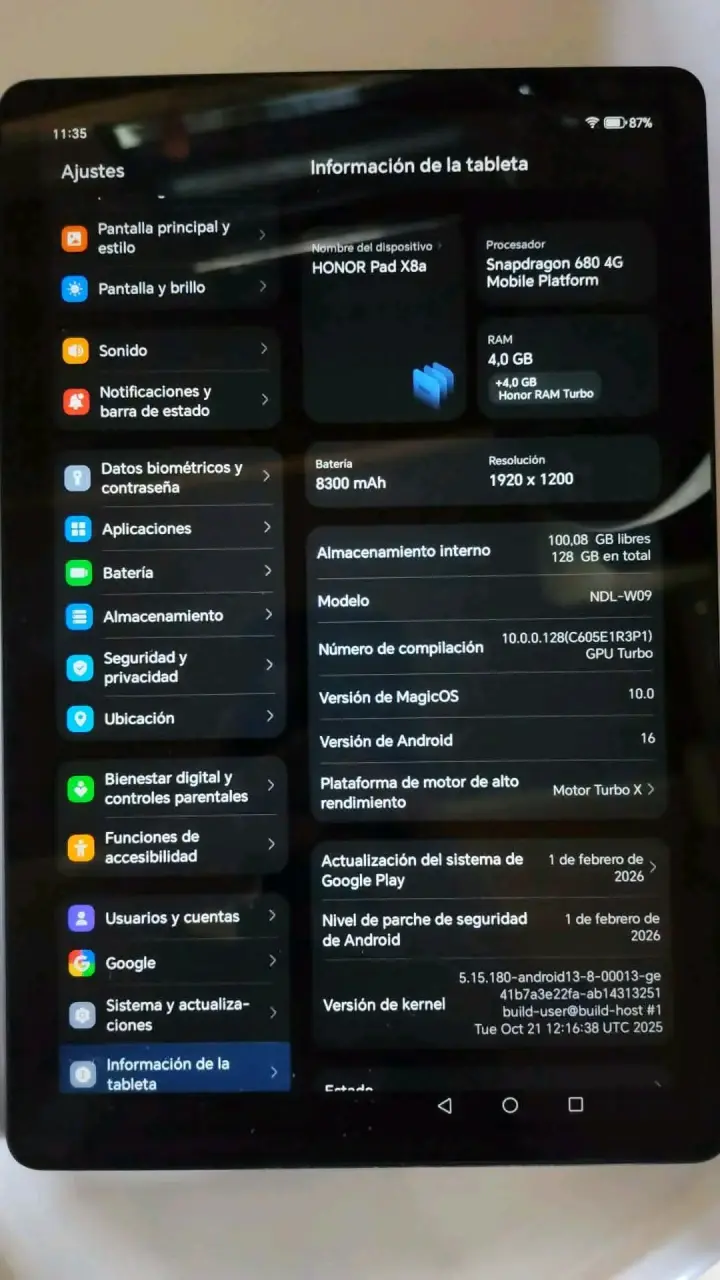 Tablet HONOR Pad X8a 128GB - 1