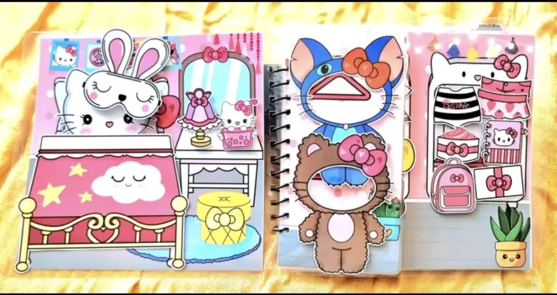Libro interactivo Kitty Dulce Hogar - 2