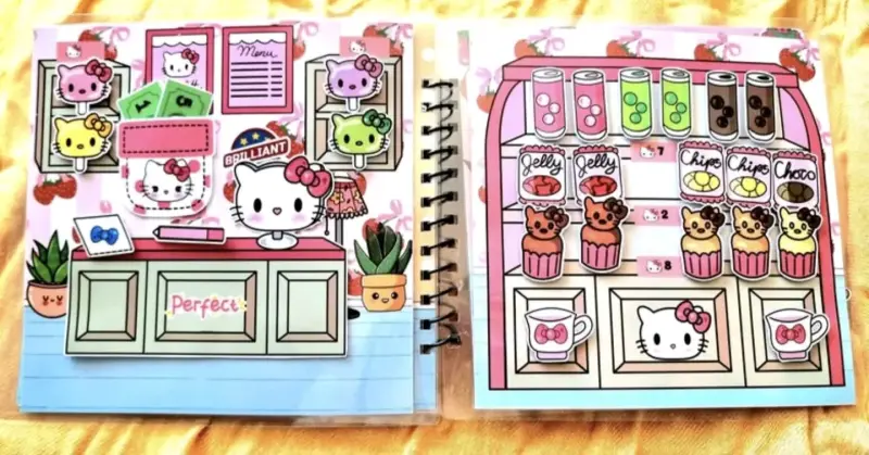 Libro interactivo Kitty Dulce Hogar - 5