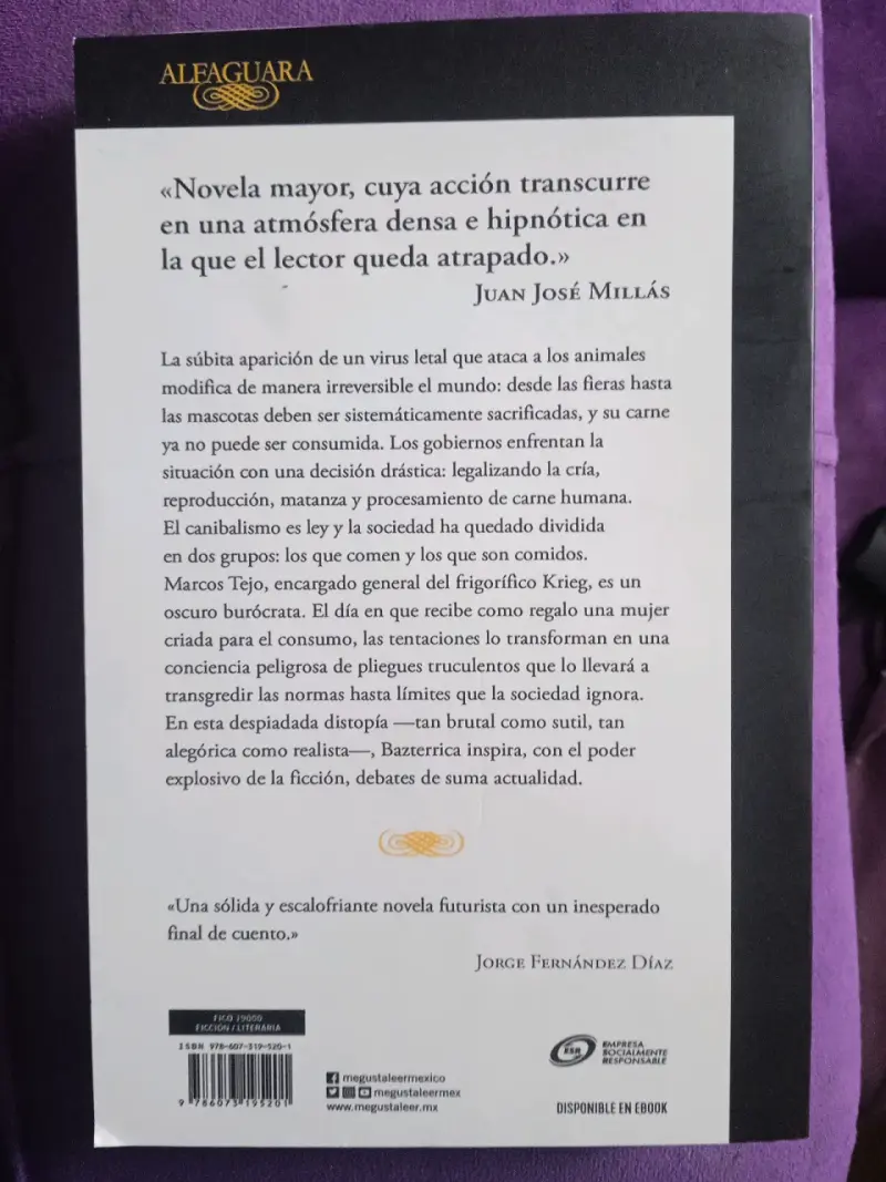 Libro 'Cadáver exquisito' - Agustina Bazterrica - 2