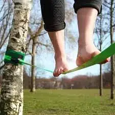 Slackline Cinta Equilibrio 15 metros con Ratchet - miniatura 2