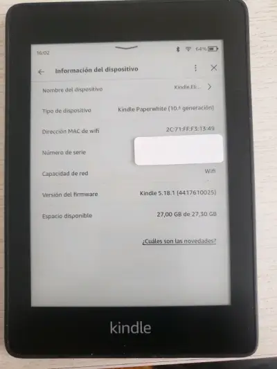 Kindle Paperwhite impermeable WiFi Bluetooth Gb 10 - miniatura 4