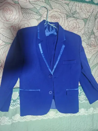 Traje azul eléctrico - miniatura 1