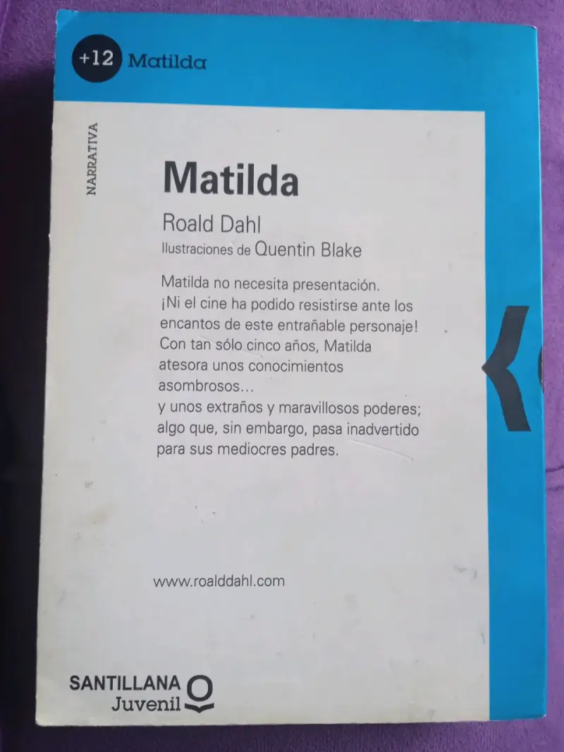 Libro Matilda - Roald Dahl - 2
