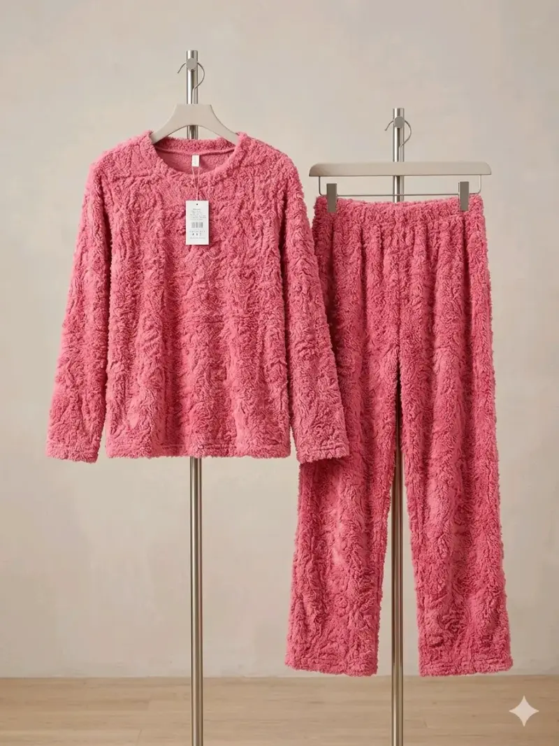 Conjunto pijama polar para dama - 2