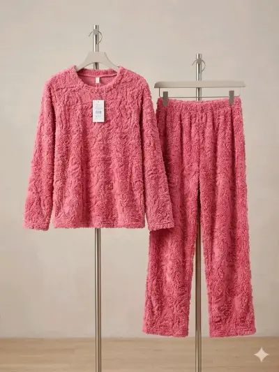 Conjunto pijama polar para dama - miniatura 2