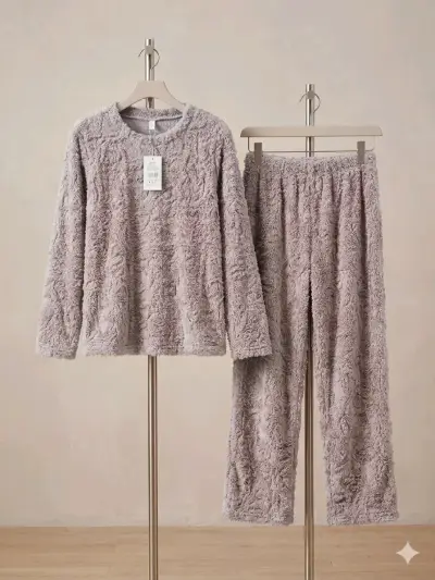 Conjunto pijama polar para dama - miniatura 4