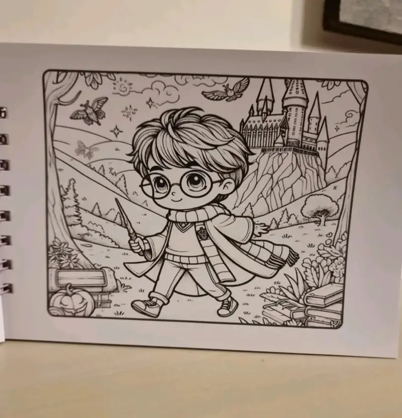 Libro para colorear Harry Potter - 2