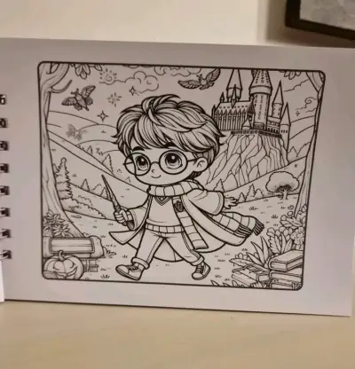 Libro para colorear Harry Potter - miniatura 2
