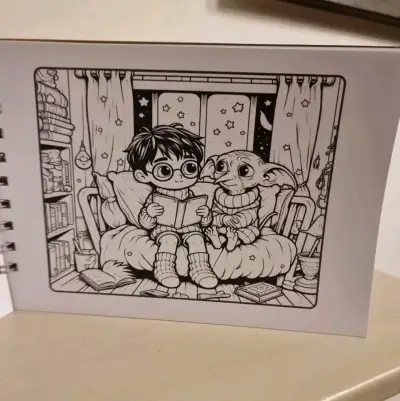 Libro para colorear Harry Potter - miniatura 4