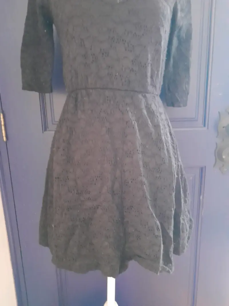 Vestido encaje negro - 3