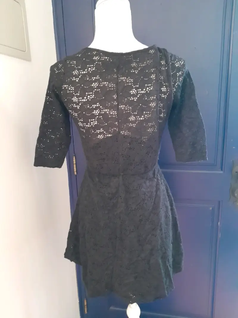 Vestido encaje negro - 4