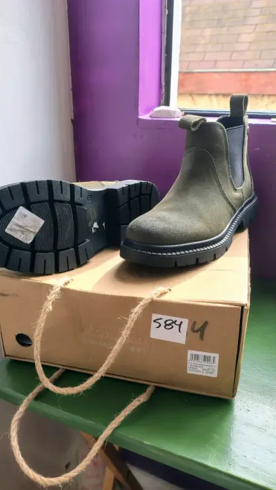 Botines de cuero verde - miniatura 3