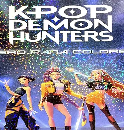 Libro Kpop Demon Hunters para colorear - miniatura 1