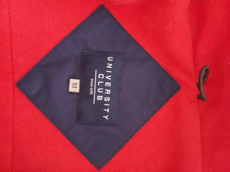 Chaqueta azul con interior rojo - 6
