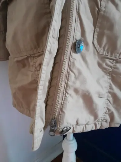 Parka beige para mujer - miniatura 2