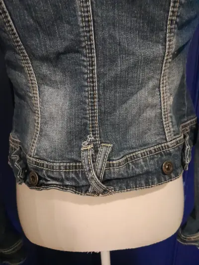 Chaqueta de mezclilla azul - miniatura 5