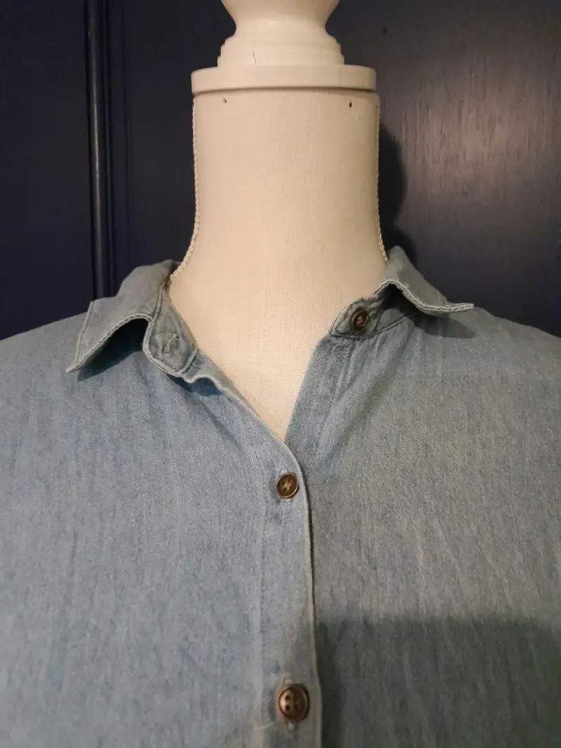 Blusa denim nudo frontal - 4