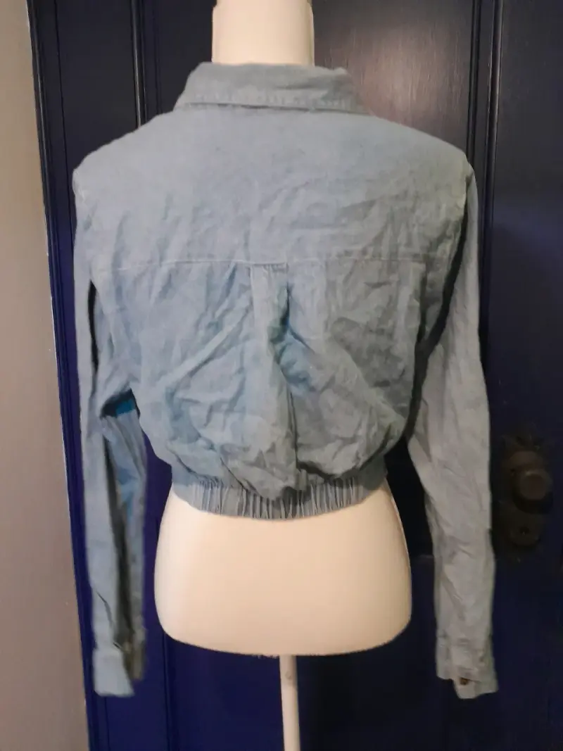 Blusa denim nudo frontal - 5