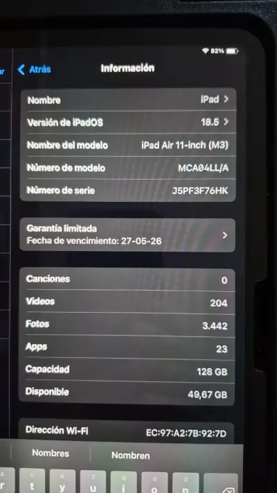 iPad Air M3 156 GB - miniatura 4