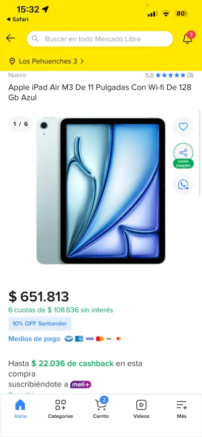 iPad Air M3 156 GB - miniatura 6
