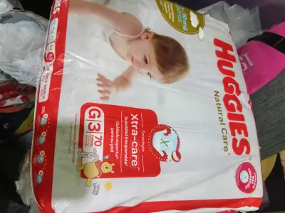 Pañales Huggies Natural Care G - miniatura 1