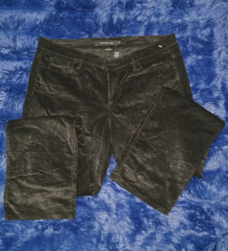 Pantalones de pana negros