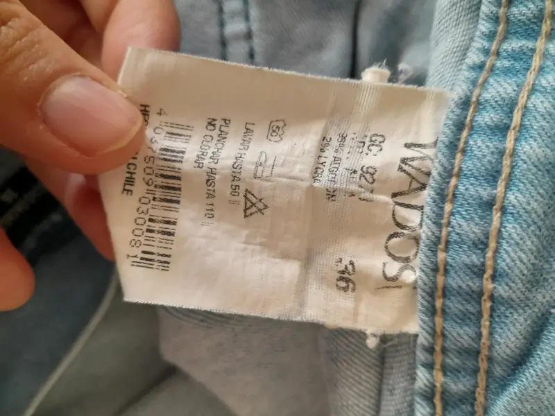 Jeans anchos azul claro - 6