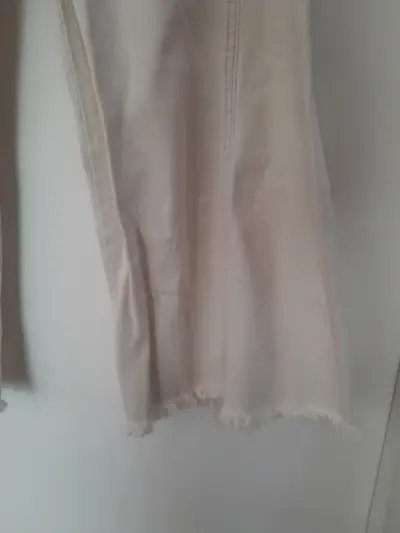Pantalones beige campana - miniatura 2