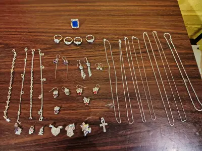 Lote de joyas de plata italiana - miniatura 1