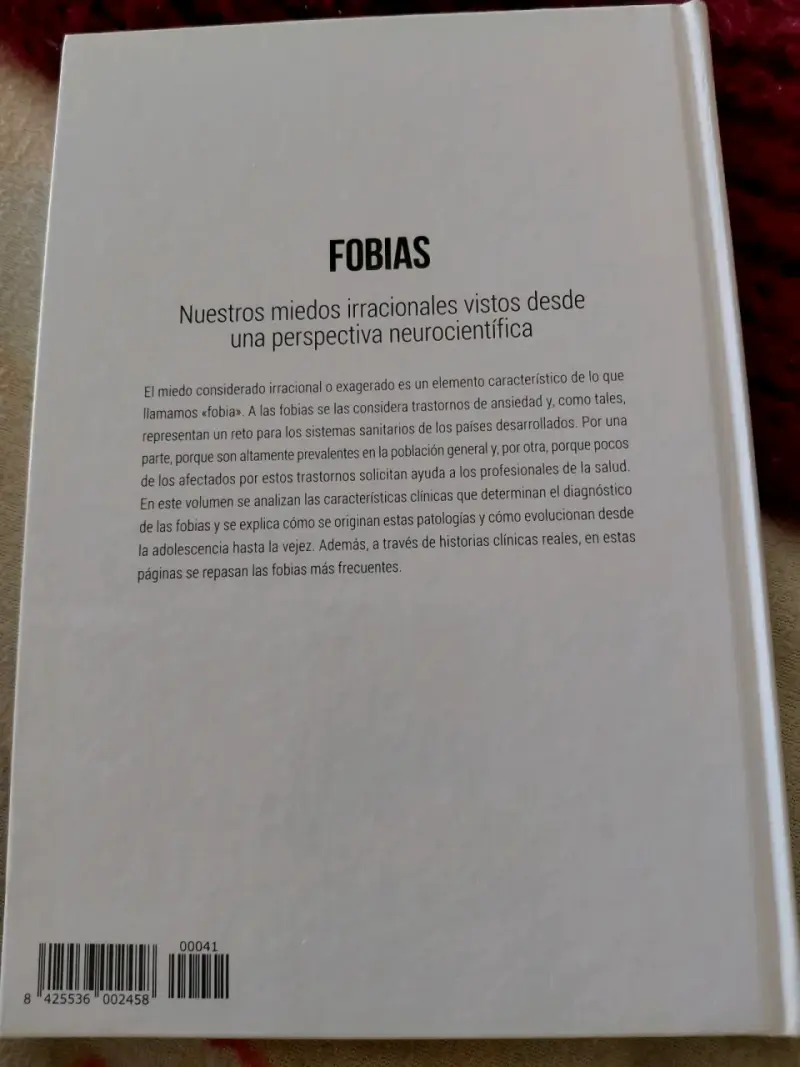Libro de psicología evolutiva, sobre FOBIAS - 3