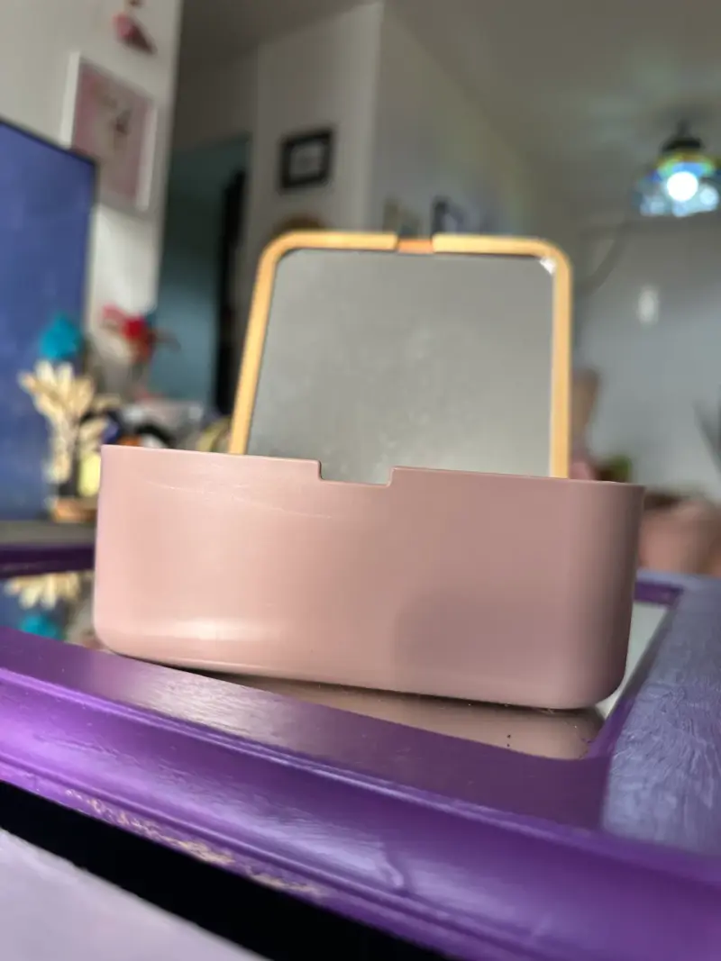 Organizador de maquillaje con espejo - 2