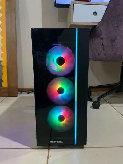 PC gamer Xeon 10 núcleos, 1050ti, 16gb ram - miniatura 4
