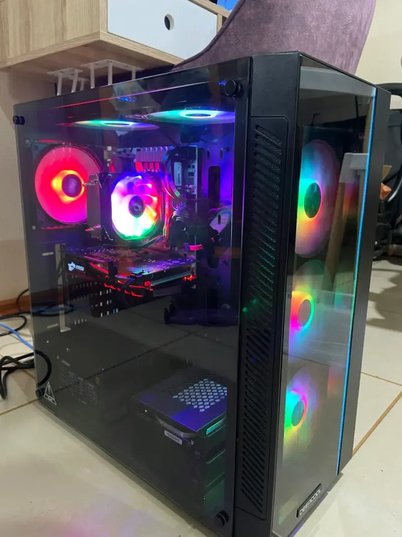 PC gamer Xeon 10 núcleos, 1050ti, 16gb ram - 5