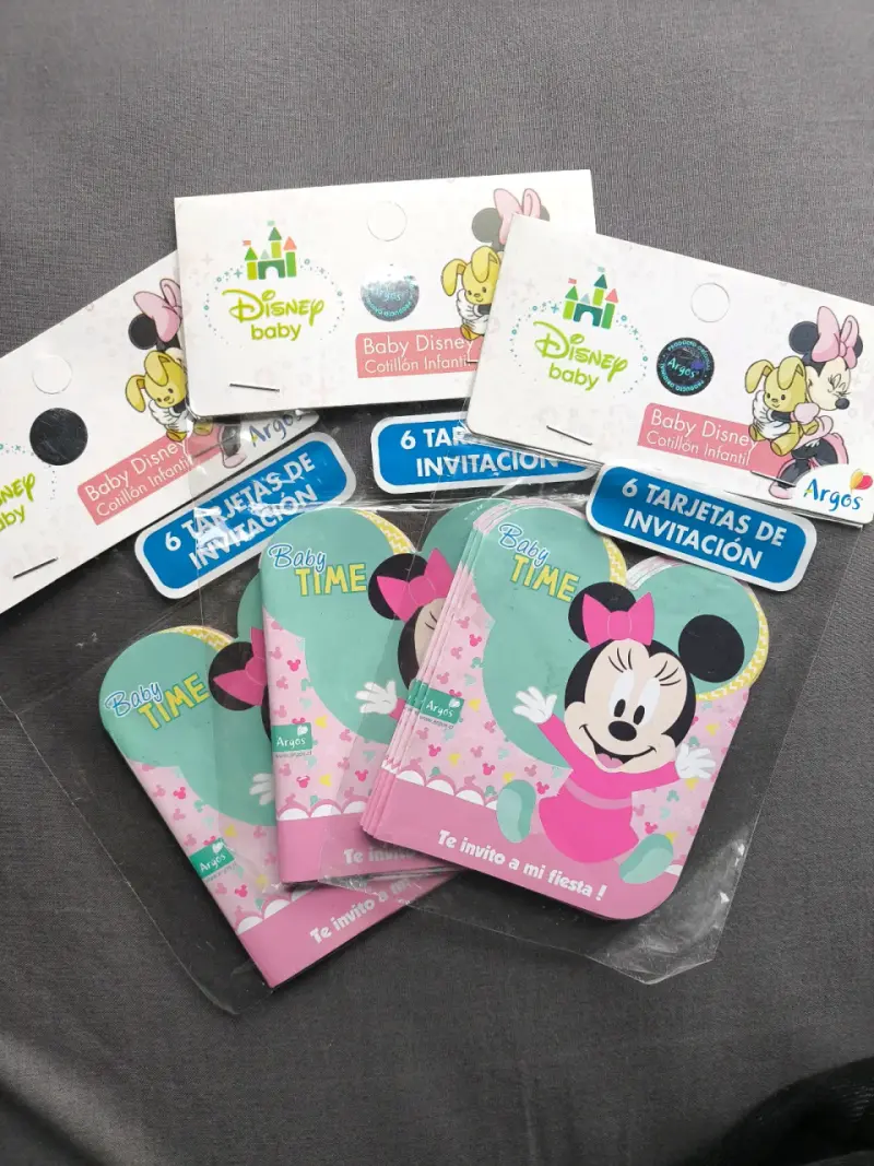 Tarjetas de invitación Disney Baby - 1
