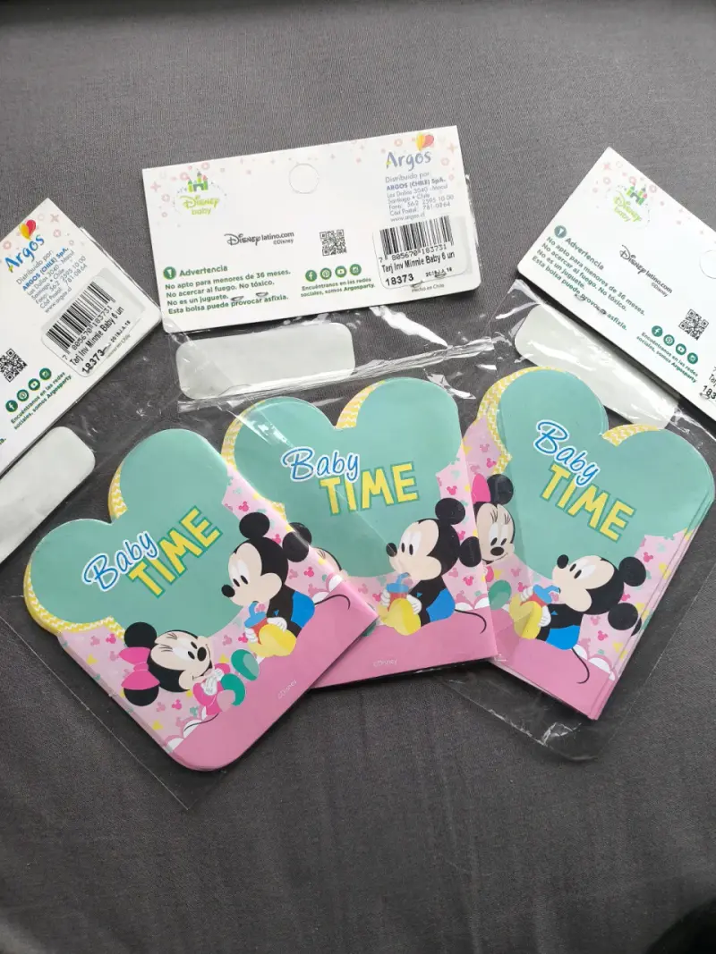 Tarjetas de invitación Disney Baby - 2