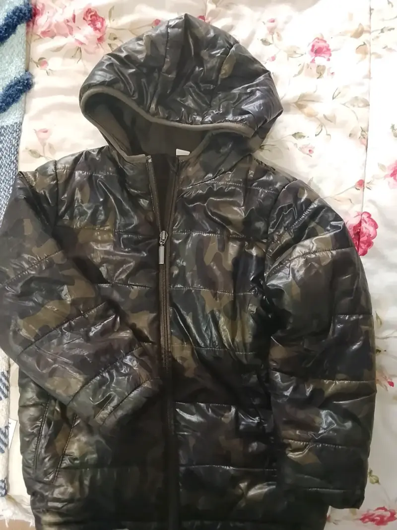 Chaqueta impermeable Columbia roja - 3