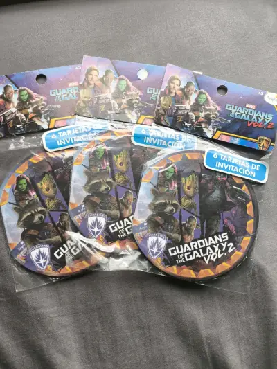 Tarjetas de Invitación Guardianes de la Galaxia - miniatura 1