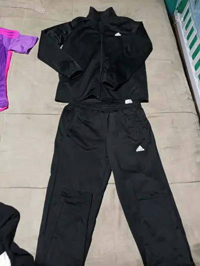 Buzo deportivo negro Adidas - miniatura 1