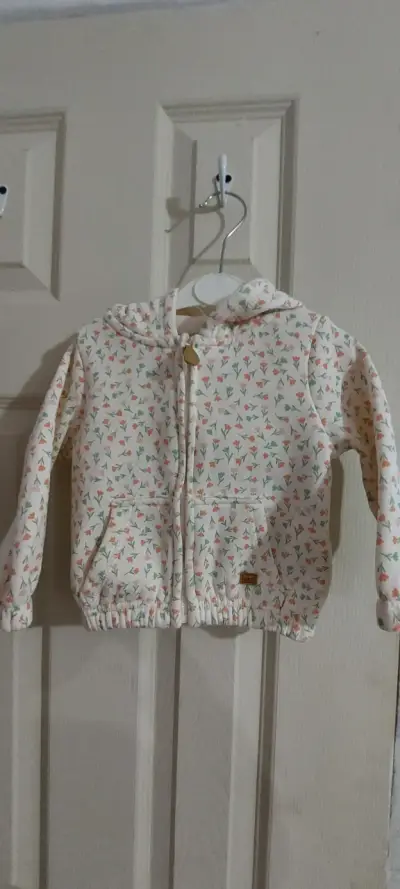 Chaqueta infantil floreada - miniatura 1