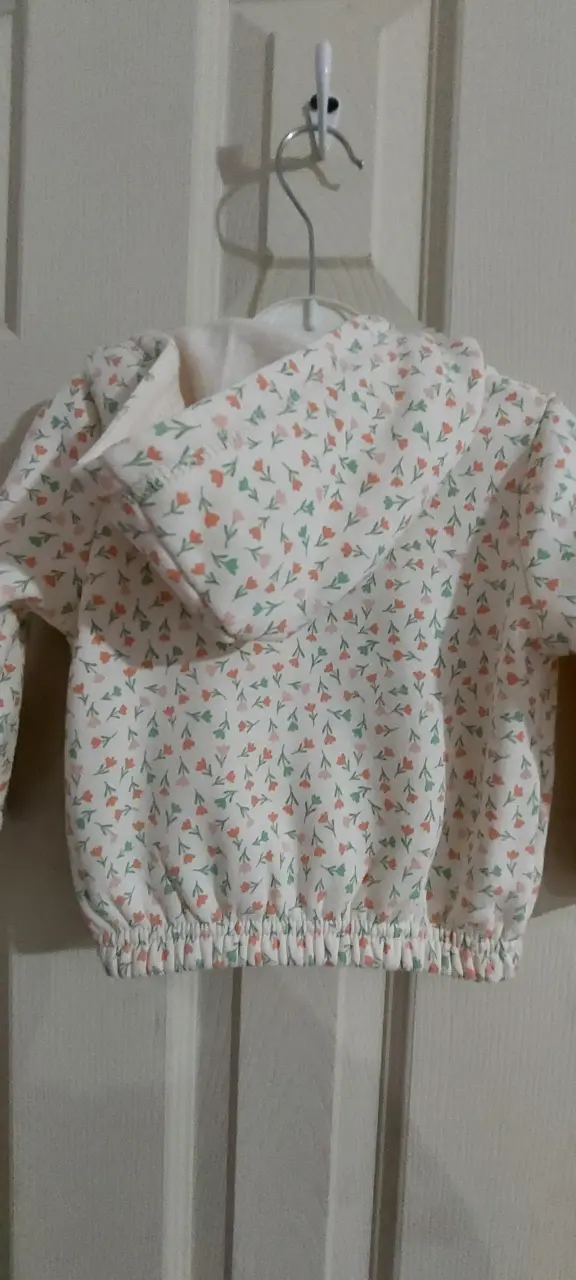 Chaqueta infantil floreada - 3