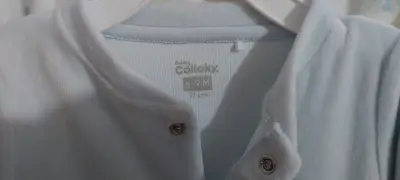 Pijama polar para bebé blanco - miniatura 4