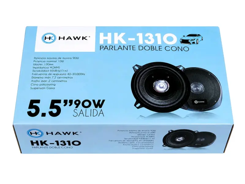 Parlante Doble Cono Hawk HK-1310