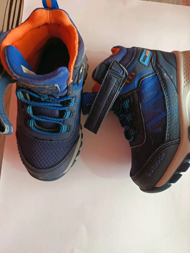 Botas de senderismo azul y naranja - 5