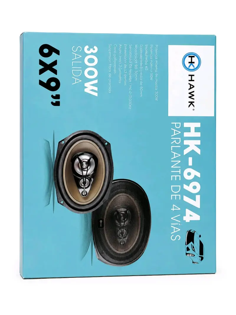 Parlantes Hawk 6x9'' 300W