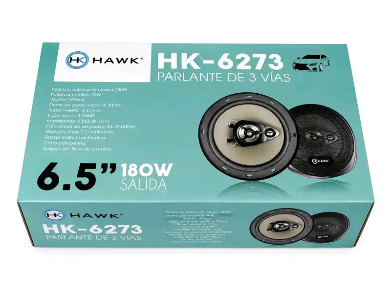 Parlante Hawk HK-6273 3 vías