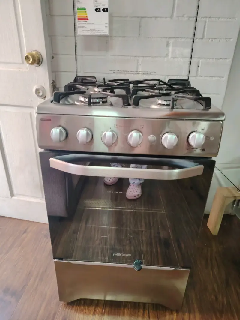 Cocina a gas Fensa inoxidable - 1